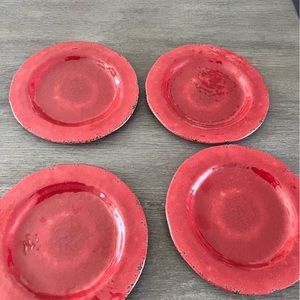 Pier 1, Set of 4 melamine side plates. Perfect for outdoor dining!!